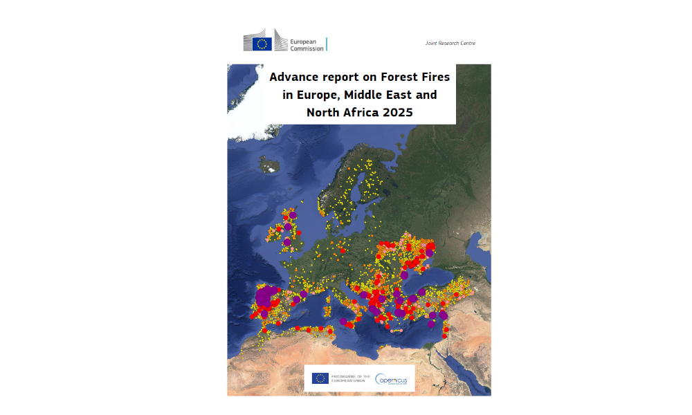 Advance report on forest fires in Europe, Middle East and North Africa 2025