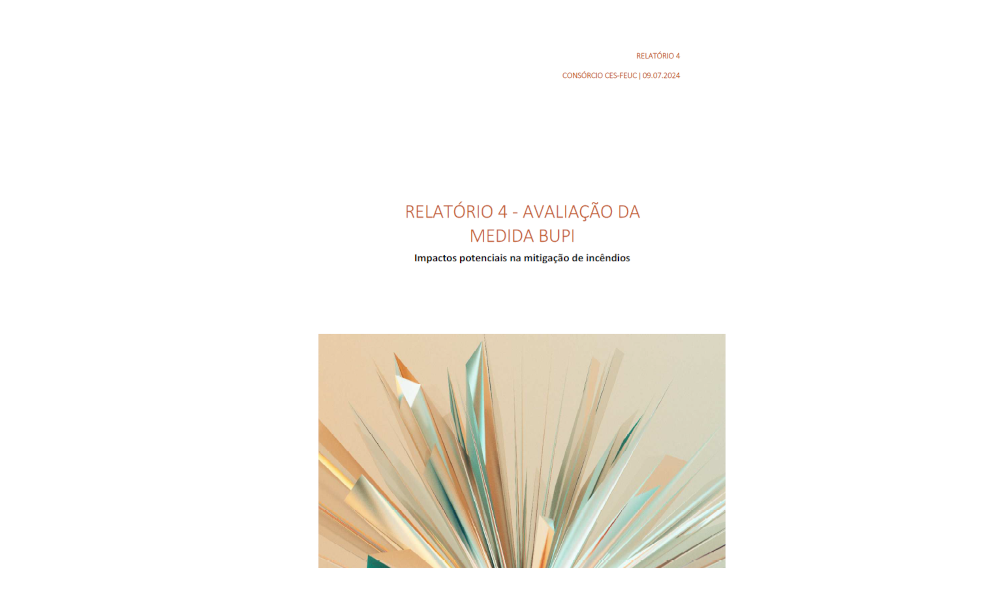 Avaliação da Medida BUPi - Impactos potenciais na mitigação de incêndios